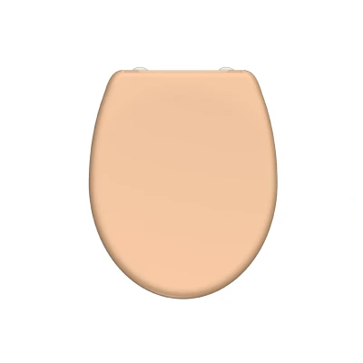 Afbeelding van Toiletbril met soft close quick release BEIGE duroplast