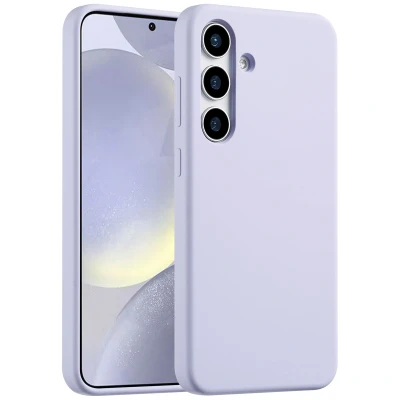 Afbeelding van Samsung Galaxy S25 Plus Hoesje Siliconen en TPU (zacht) Accezz Softcase/Backcover Paars Telefoonhoesje