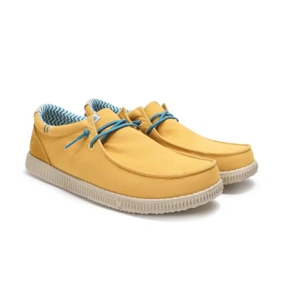 Afbeelding van PITAS WP150 LEDRO Mocassins voor heren Platte schoenen Sneakers Slipschoenen Casual Walkinpitas Mosterd 43