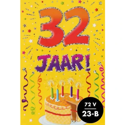 Afbeelding van Kaart That funny age 32 jaar AT1032 C