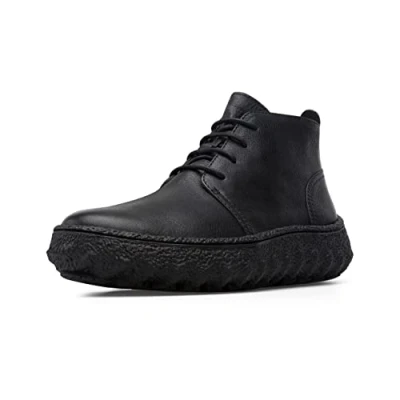 Afbeelding van Camper Ground Sportieve veterschoenen, Heren, Maat: 42, Black Leer