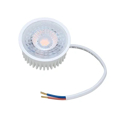 Afbeelding van Oktaplex Spot 3 stuks Nizza LED module GU10 vervanging vlak 4,8 W IP20, 3000K, 380lm, inbouwspot warm wit