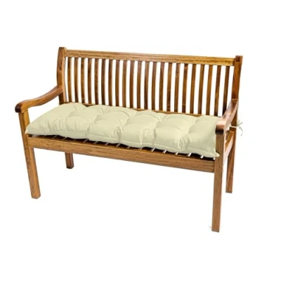 Afbeelding van TexDeko® Garden Tuinbankkussen 160 x 50 8 cm, waterafstotend, uv bestendig, met Oeko Tex certificaat, gewatteerd, bankkussen, bekleding, zitkussen, (zand)