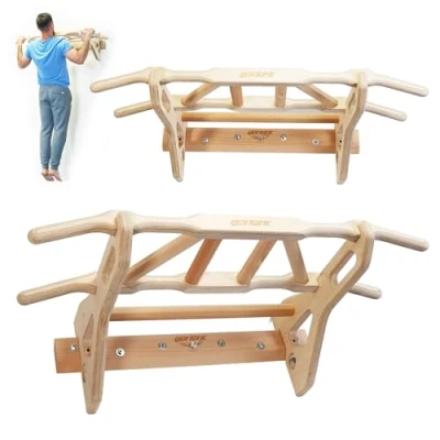 Afbeelding van Gorletic optrekstang, meerdere handgrepen, tot 130 kg, ideaal voor hometraining, deur en muur, inclusief handgrepen calisthenics