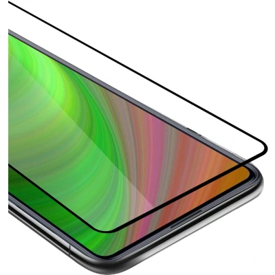 Afbeelding van Cadorabo Screenprotector geschikt voor Huawei P SMART PRO Volledig scherm pantserfolie Beschermfolie in TRANSPARANT met ZWART Gehard (Tempered) display beschermglas 9H hardheid 3D Touch