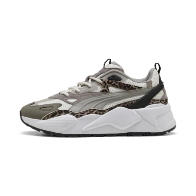 Afbeelding van Puma RSX Efekt LEO Sneakers laag, Maat: 36, Vapor gray/concrete gray Leer en textiel