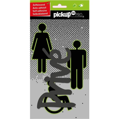 Afbeelding van Pickup Route Acryl Pro Tekst Prive Grijs