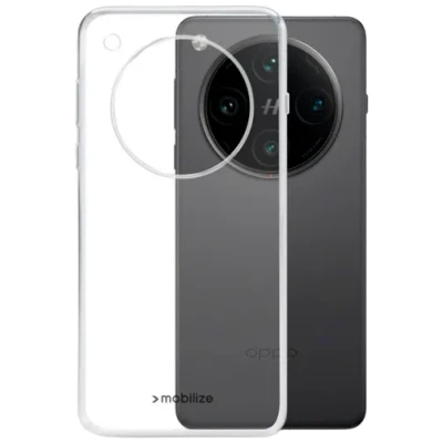 Afbeelding van Mobilize Doorzichtig Hoesje geschikt voor OPPO Find X8 Pro Telefoonhoesje Flexibel TPU Gelly Backcover Case Back Cover Transparant