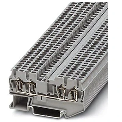 Afbeelding van Phoenix Contact ST 1,5/S QUATTRO 3213124 Doorgangsserieklem Aantal polen: 4 0.08 mm² 1.5 Grijs 50 stuk(s)