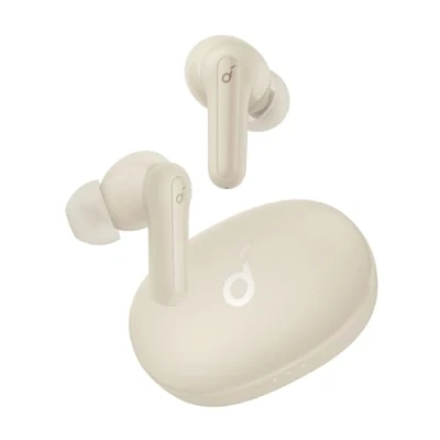 Afbeelding van Soundcore by Anker P2 Mini, volledig draadloze oordopjes, 10mm drivers met veel bas, aangepaste EQ, Bluetooth 5.2, 33u speeltijd, USB C voor snelladen, klein formaat pendelen, werk(Wit)