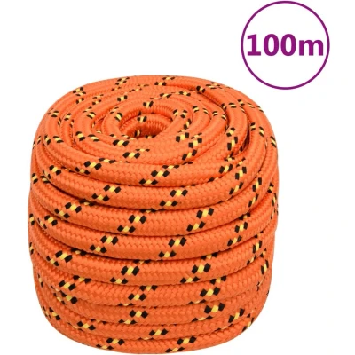 Afbeelding van vidaXL Boot touw 20 mm 100 m polypropyleen oranje