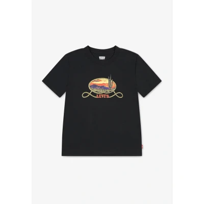 Afbeelding van Levi&#039;s Cactus IN THE Sunset TEE Tshirt print voor kinderen, Maat: 140, Jet black