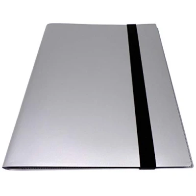 Afbeelding van Docsmagic.de Pro Player 9 Pocket Album Silver 360 Card Binder MTG PKM YGO