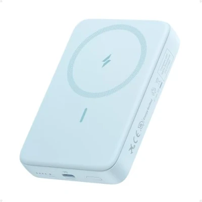 Afbeelding van Anker Zolo magnetische powerbank, compacte 10.000mAh draadloze draagbare oplader met 30W Max snel opladen, huidvriendelijk en duurzaam batterijpakket, voor iPhone 16/15/14 serie, AirPods meer