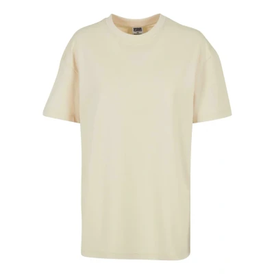 Afbeelding van Urban Classics Boyfriend TEE Tshirt basic, Dames, Maat: Medium, Whitesand