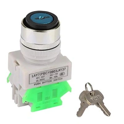 Afbeelding van Candeon 220 V sleutelschakelaar met 3 standen, 22 mm LAY37 20Y/31 2 sleutels