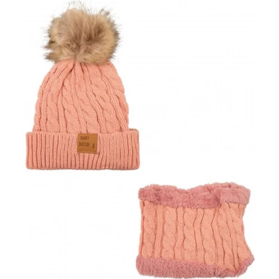 Afbeelding van Baby Dutch Wintermuts Set Roze Kindermuts 6 maanden tot 4 jaar