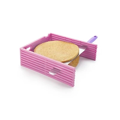 Afbeelding van IBILI Biscuit snijdder, kunststof, roze, 20 x 10 cm