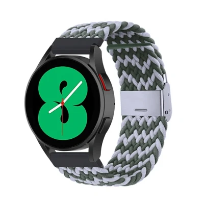 Afbeelding van Braided nylon bandje Groen / grijs Xiaomi Mi Watch S1 Pro Active S2
