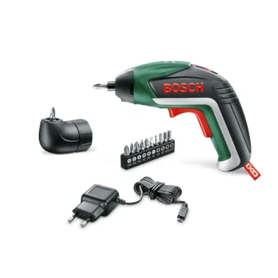 Afbeelding van Bosch accuschroevendraaier IXO Medium set (5e generatie, haakse adapter, 10 its, USB oplader, softcase, 3,6 volt)