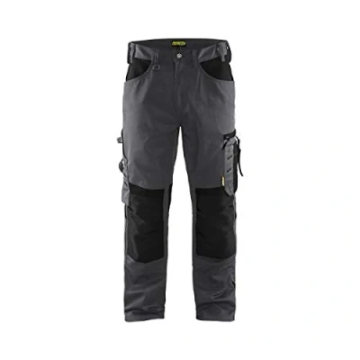 Afbeelding van Blåkläder Werkbroek zonder spijkerzakken 1556 Medium Grijs/Zwart Maat C44