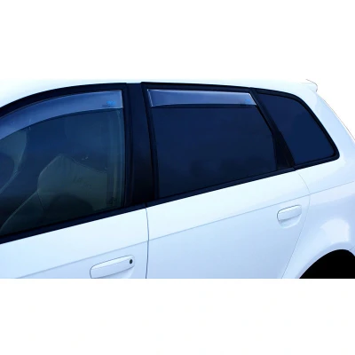 Afbeelding van ClimAir Zijwindschermen Master Helder (achter) passend voor Volkswagen Golf VII 5 deurs 2012