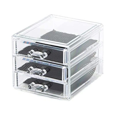 Afbeelding van Compactor Organisator cosmetica en sieraden Doorschijnend 12.3 x 15 H.10.7 cm RAN6045