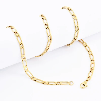 Afbeelding van ABkettinkjes Schakelketting Gouden kettinkje Goud Gold plated 18K Verguld