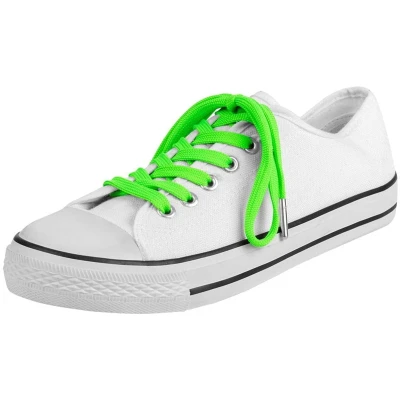 Afbeelding van Platte schoenveters Sneaker veters Kleur: Groen Lengte: 120cm Breedte: 10mm