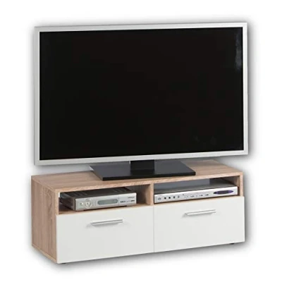 Afbeelding van Stolkom tv kast RANA 2 open vakken en kleppen, geschikt voor tot 42 inch