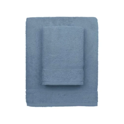 Afbeelding van zer0bed, Badhanddoeken paars, set van 2 badhanddoeken, gezichtsdoek, bidethanddoek, effen, Avio, 100% katoen, stuks