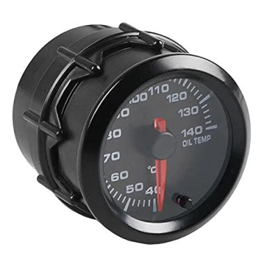 Afbeelding van ETOPARS 2&quot; 52mm Olie Temperatuurmeter Auto Motor Digitaal Wit 7 Kleuren Indicator Licht Elektrische Temp Meter Gauge Rook Tint Len Wijzer
