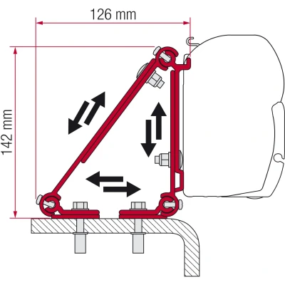 Afbeelding van Fiamma Kit F45 Multi Adapter Kleurloos Luifels Accessoires