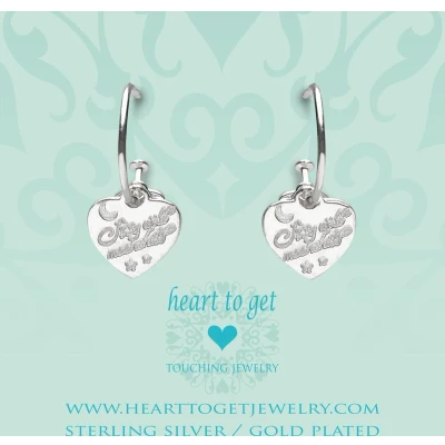 Afbeelding van Heart to Get 925 Sterling Zilveren Bohemian Stay Wild Oorbellen Zilver