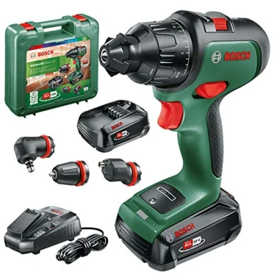 Afbeelding van Bosch Home and Garden accuklopboorschroevendraaier AdvancedImpact 18 (2 accu&#039;s, met opzetstukken, 18V systeem, in draagkoffer)