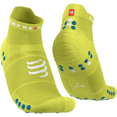Afbeelding van Pro Racing Socks v4.0 Run Low Primerose/Fjord Blue