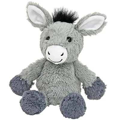 Afbeelding van Kögler 76901 Babbelend dier ezel Johnny, ca. 24 cm hoog, herhalend pluche figuur met afspeelfunctie, herhaalt alles en beweegt
