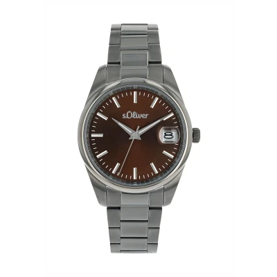 Afbeelding van s.Oliver Horloge, Heren, Maat: 20, Grau