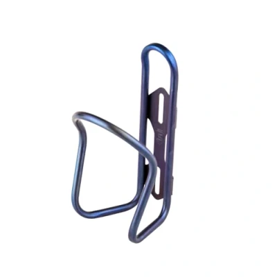 Afbeelding van SILCA Sicuro Titanium bidonhouder Kooien voor fiets met 21 mm voor/achterafstelling lichter dan staal en sterker koolstof legering 30 g Hand gebogen lasergelast in Indiana USA Made