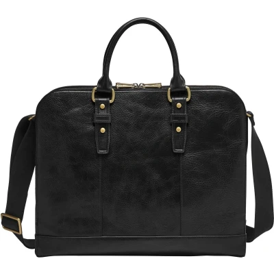 Afbeelding van FOSSIL Business tas met laptopvak Dillon Pilot Bag Black Zwart Bruine