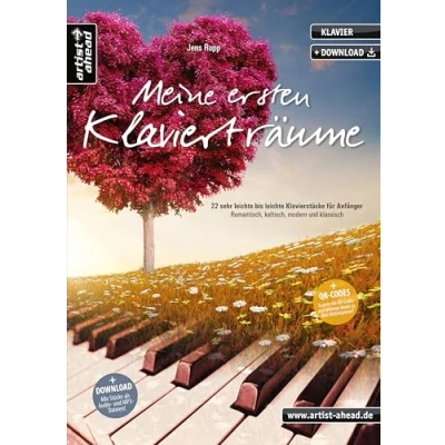 Afbeelding van Meine ersten Klavierträume: 22 sehr leichte bis Klavierstücke für Anfänger romantisch, keltisch, modern und klassisch (inkl. Download)