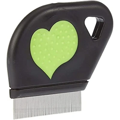 Afbeelding van Ferplast Vlooienkam Kat Kattenvachtkam 7.5x4x0.5 cm Zwart Lime
