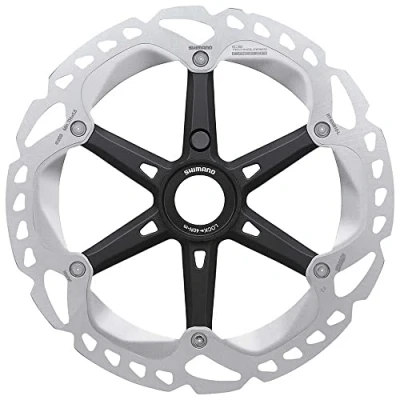 Afbeelding van Shimano Remschijf Rt em810 me 180 Mm Rvs Center lock Zilver