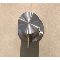 Afbeelding van Waterevolution Flow inbouw 2 weg omsteller RVS met ronde rozet T1482SIE