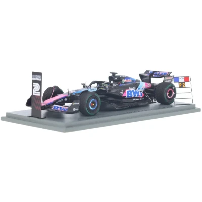 Afbeelding van Alpine A524 Spark Modelauto 1:43 2024 Esteban Ocon BWT F1 Team S9551 Brazilian GP