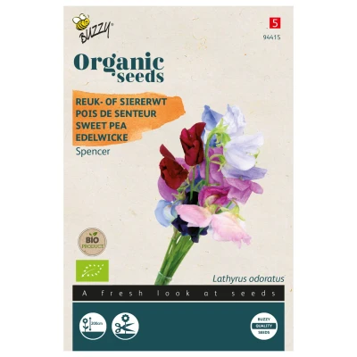 Afbeelding van Reuk of Siererwt Spencer (Lathyrus) Buzzy Organic (BIO)