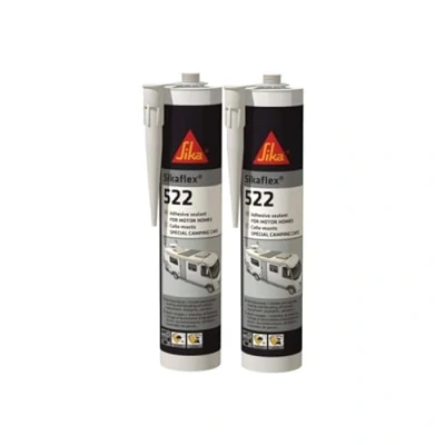 Afbeelding van SIKA Sikaflex 522 Caravan Wit 300ml Set van 2 Plamuurlijmen