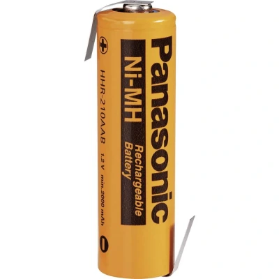 Afbeelding van Panasonic AA 2080 LF Z Speciale oplaadbare batterij (penlite) soldeerlip NiMH 1.2 V 2000 mAh