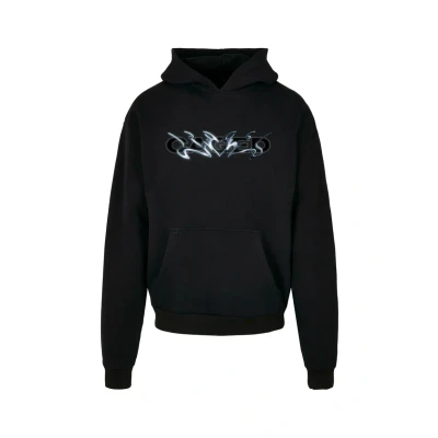 Afbeelding van Upscale by Mister Tee Cagedchrome Ultra Heavy Oversize Hoodie Hoodie, Heren, Maat: Small, Black