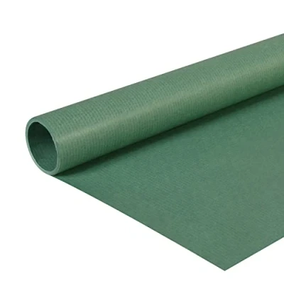 Afbeelding van Clairefontaine Rol van 195755C, gekleurd kraftpapier, 10 x 0,7 m, 65 g, PEFC, ideaal voor je knutselprojecten, 1 stuk, donkergroen